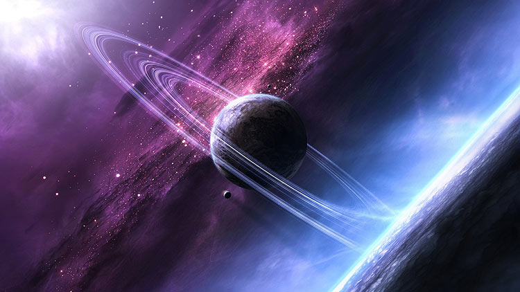 科技感宇宙星球banner图