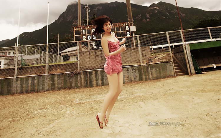 甜凹印偶像-甜美女霞Nakane女人高清壁纸010