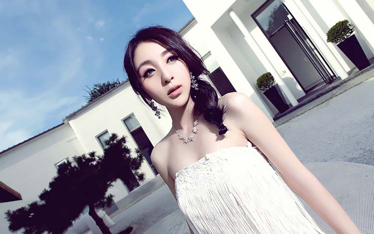 清纯美女写真高清桌面壁纸