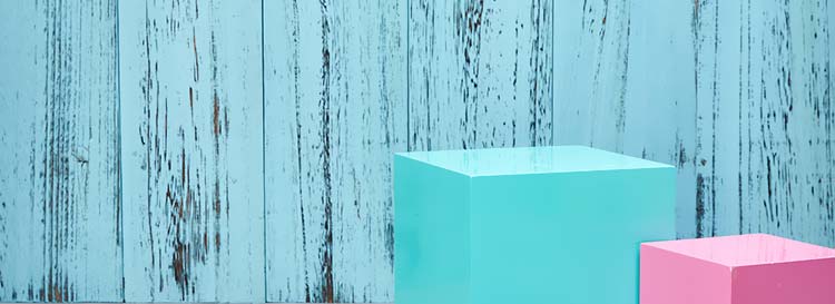 撞色青色场景创意海报banner