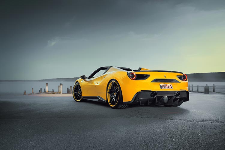 超级跑车 法拉利 蜘蛛 Rosso Novitec 488 novitek 4k高清图片